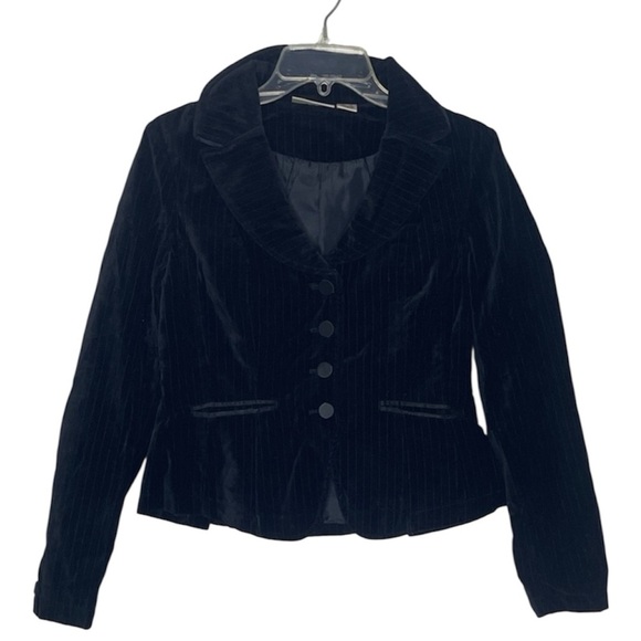 Dkny Jackets & Blazers - 🆕 DKNY Black Velvet Women's Blazer Size S